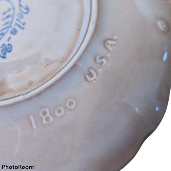 STANGL DELLA-WARE Cabbage Leaf Teacup & Saucer Set - Picture 7 of 13